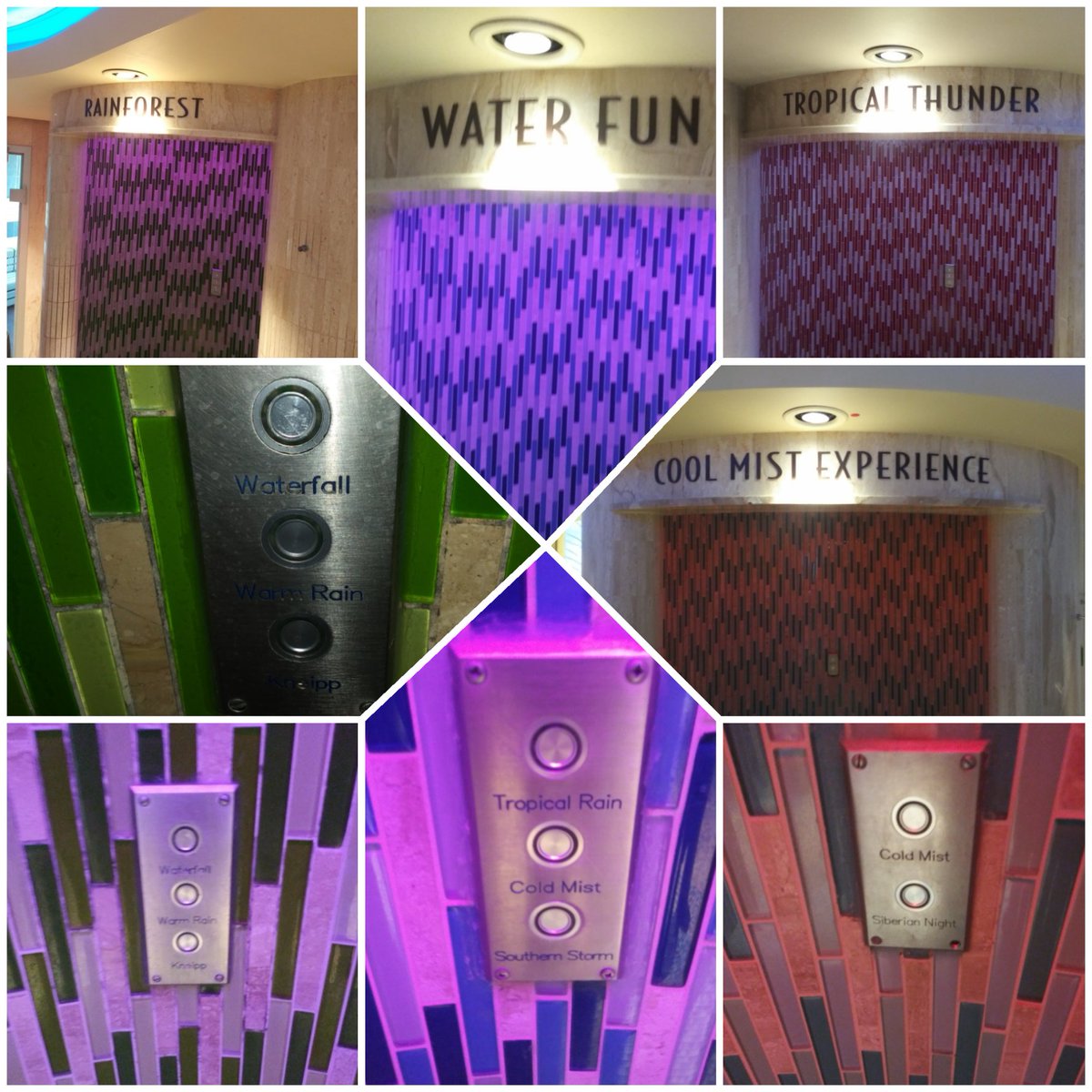 FLAvacay's tweet photo. The finest aroma in the most wonderful showers on one of the nicest vessels ever created. #disneyspa #disney #wdw #spa #aroma #showers https://t.co/mBgycSNTTN