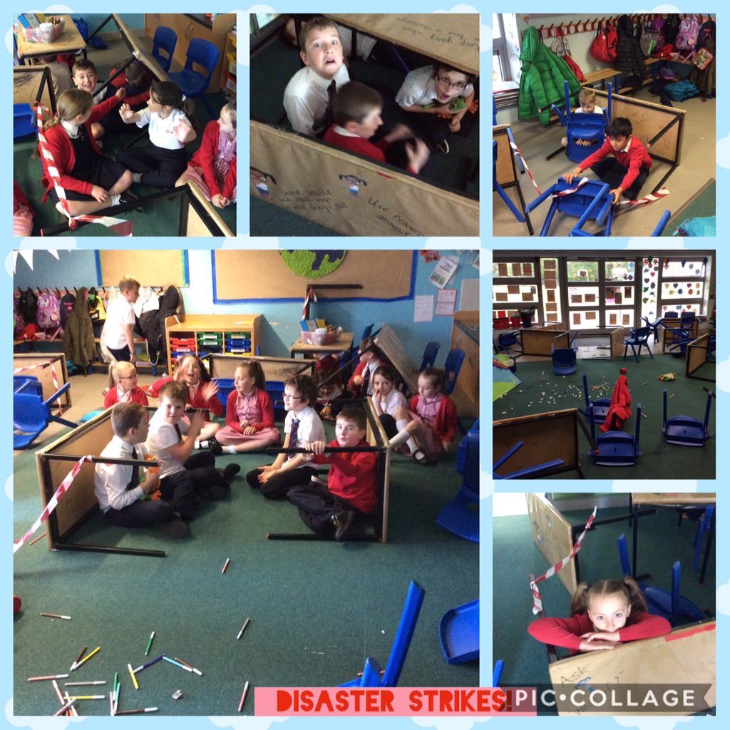 GUPSyear4's tweet photo. Disaster struck today in 4W! We had to use our detective skills to find out what had happened! #Immersionday #Extremeworld https://t.co/yWSn3FIdEN
