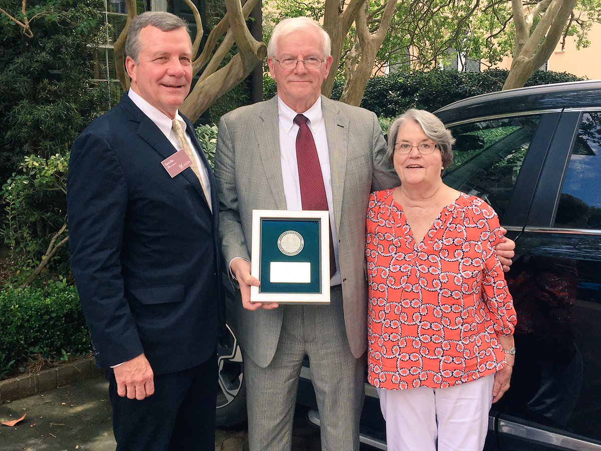 Thank you to the <a href="/CofCFacStaff/">CofCFacultyStaff</a> who came out to the farewell reception for Mary and me. I greatly appreciate each and every one of you and your dedication to <a href="/CofC/">College of Charleston</a>. You have made my 13 years here special, memorable, and enjoyable. #CofC #PresOz