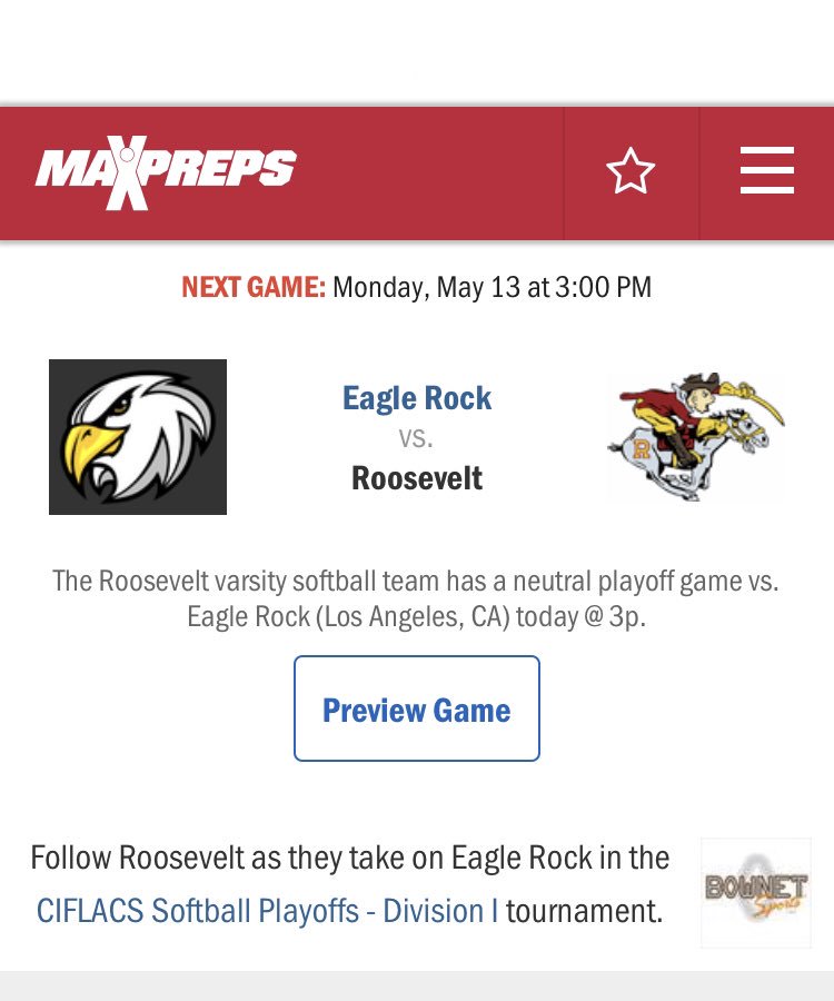 Eagle Rock Softball (ERHS_Softball19) Twitter