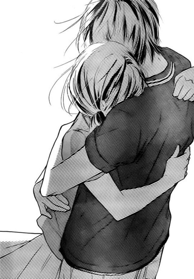 Anime girls hugging tumblr