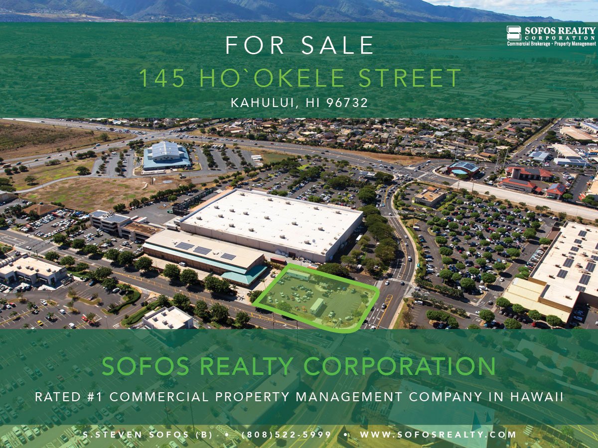 steven_sofos's tweet image. Maui sale/leaseback 5% cap for 7 years plus 5 year option.