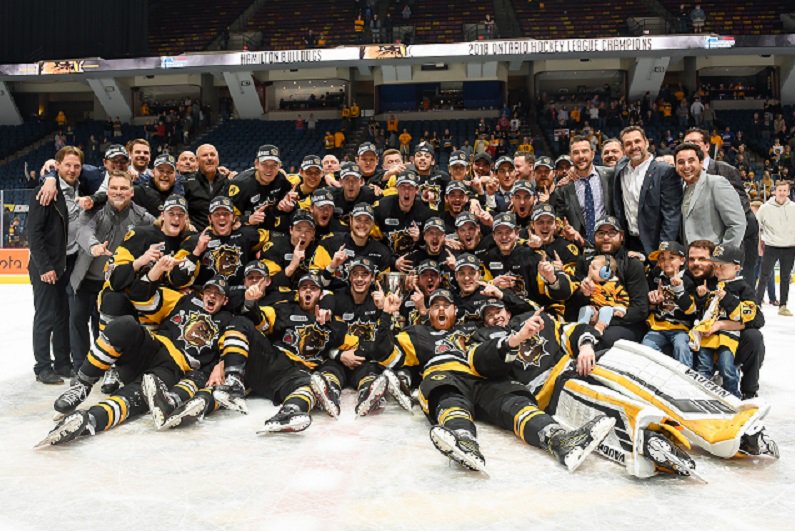 Seems like it was just yesterday the Bulldogs won the 2018 <a href="/OHLHockey/">Ontario Hockey League</a> Championship.

READ and WATCH > hamiltonbulldogs.com/article/2018-o…

#GoHAM  #OHLChampionship