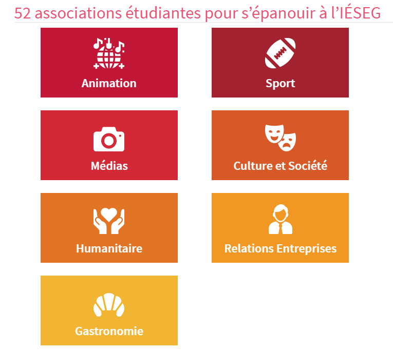 IESEG's tweet photo. Découvrez la richesse et la diversité des associations étudiantes de l'#IESEG ▸https://t.co/rDw8CBL1wn #IESEGExperience https://t.co/prfrbtcOnO