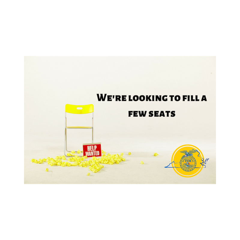 SupportVAFFA's tweet photo. Interested in serving on the Virginia FFA Foundation Board of Directors? We have a few openings!
Complete this simple form (Linked below) and we'll be in touch - deadline for 2019 is June 1st.
https://t.co/7fPsJIadOT
#supportVAFFA https://t.co/0oF0gTus7b