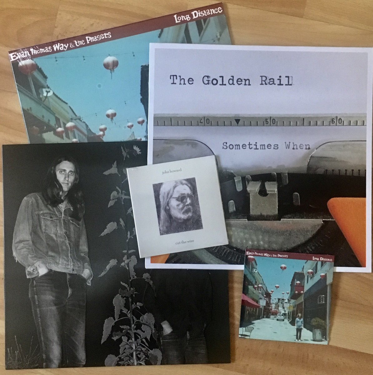 YATCosmos's tweet photo. You Are the Cosmos 2019 January/May #EvanThomasWay #JohnHoward #PartingLines #TheGoldenRail #records #vinyl #vinylrecord #recordlabel #recordstore #vinylcollector https://t.co/jlsOKzaeLo