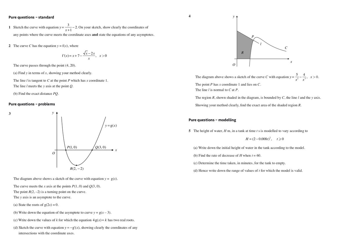 **2 days to go**

Find Question Sheet 9 + Solutions from our AS Level Maths Countdown at crashmaths.com/as-level-count…

There's a nice unstructured problem today, requiring fluency with differentiation, integration and coordinate geometry techniques!

 #mathschat