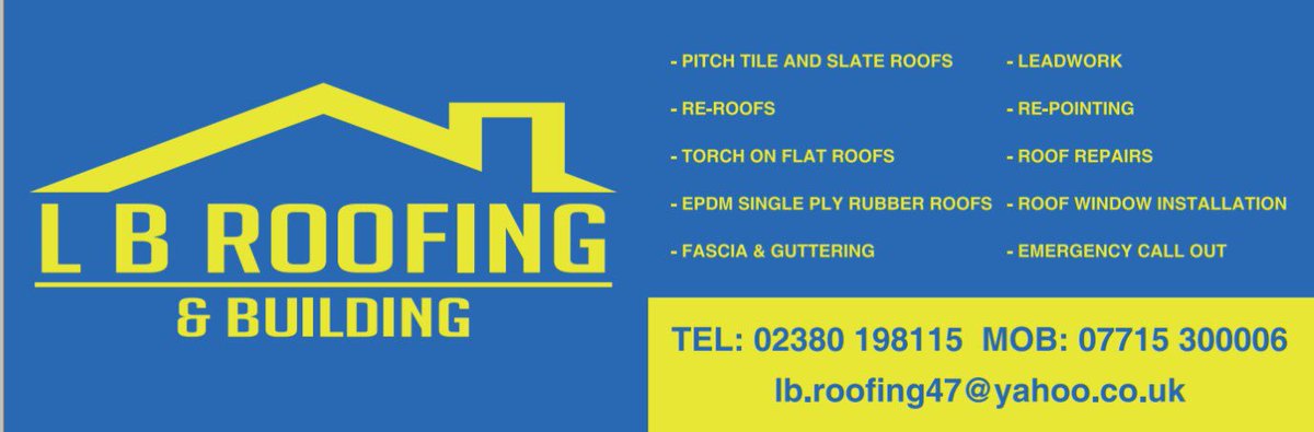 L.B. Roofing will continue to support Fawley AFC for the next three seasons. Agreement in place to become our main stand sponsor, include large signs and several adverts across all our media platforms.