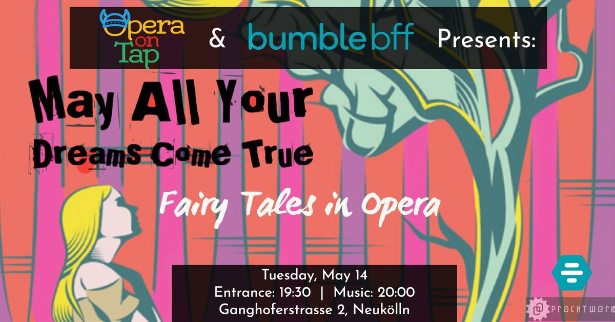 OOT_Berlin's tweet photo. May All Your Dreams Come True tomorrow night @pwberlin. Doors open 7:30 concert beings 8pm. Bumble member enter for free! https://t.co/sLk8ROJckI