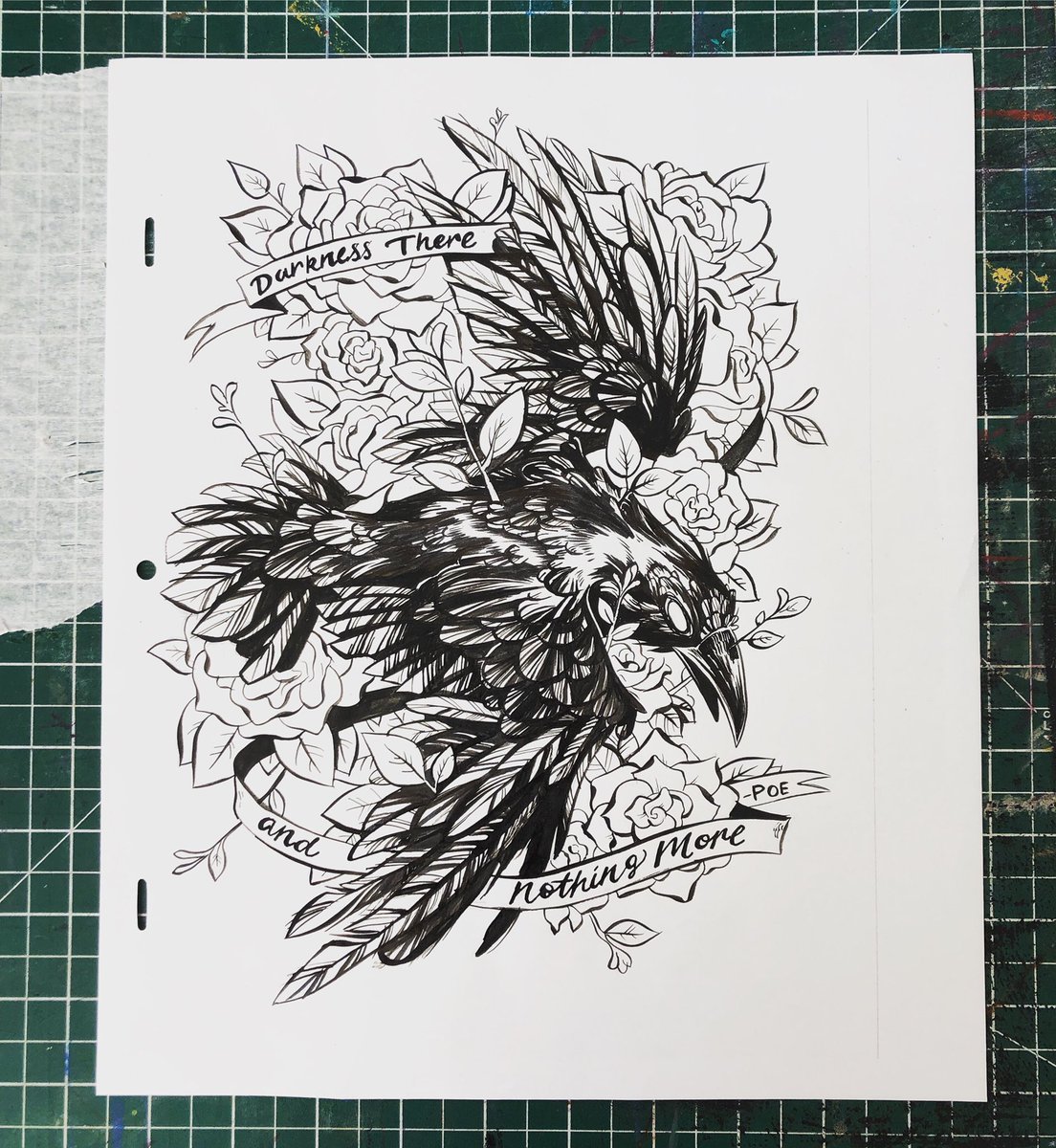 Finished up this birdie
#illustration #raven 