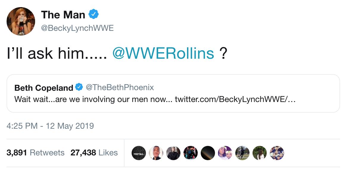 Twitter reacts to Seth Rollins and Becky Lynch confirming their