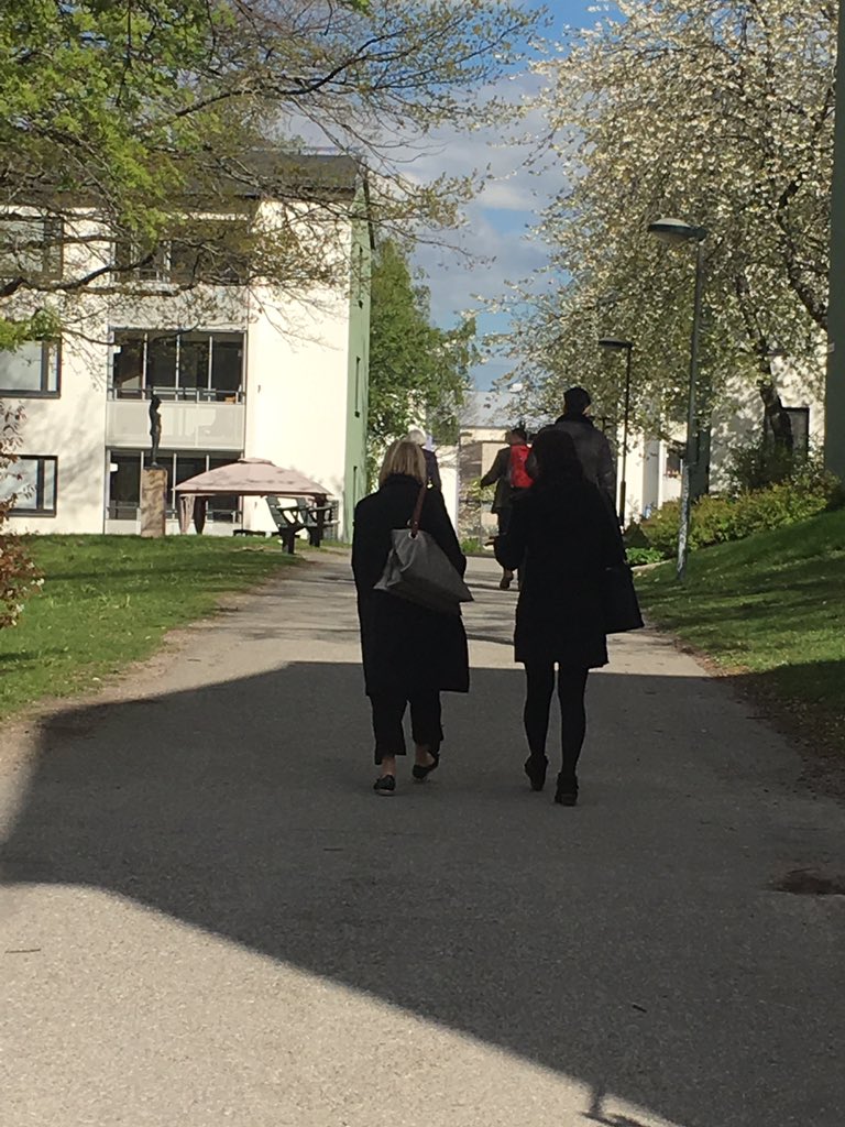 MargueriteHogg's tweet photo. It’s #MentalHealthAwarenessWeek and @AoC_info is joining in by promoting the benefits of being active to wellbeing today. We’ve been walking a lot between meetings in Stockholm today with member college reps #LoveOurColleges #FiveWaysToWellbeing https://t.co/AM53liiFsZ