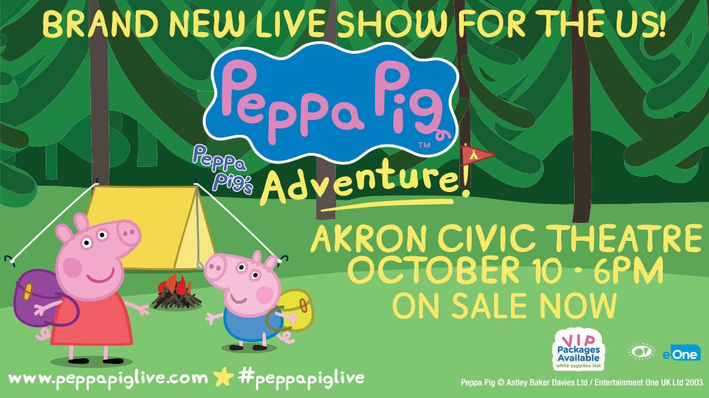 Hey #CLE and #Akron parents, enter to WIN tickets to see Peppa Pig LIVE at @akroncivic on Oct 10th! What a FUN family night out! #PeppaPig #PeppaPigLive
>>>>> couponingwithrachel.com/giveaway-peppa…