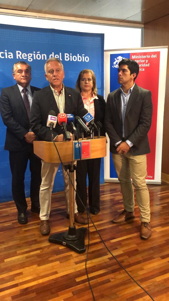 MTTBiobio's tweet photo. #RallyMundial Autoridades encabezadas por el intendente @sgiacamang realizan balance sobre mundial de Rally efectuado en la Región del Biobío. Seremi Jaime Aravena Selman informa sobre éxito de desvíos ejecutados durante las jornadas de competición. #RallyEnBioBio #VamosBiobío https://t.co/DRMtzVXt6b