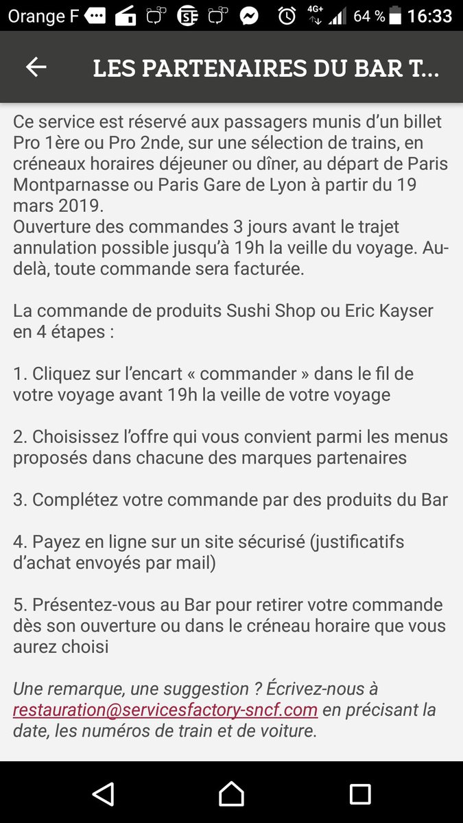 ControleurPM733's tweet photo. Sur la nouvelle appli #TGVpro renommée #TGVinOuiPro, retrouvez tous les services Pro de @TGVINOUI dont les nouveaux partenaires du #BarTGV : @SushiShopEU et @Maison_EK https://t.co/YjHsXrS2XB
