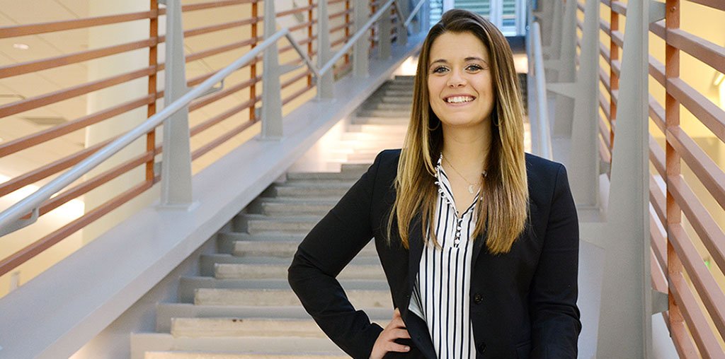 MooreSchool's tweet photo. #MotivationMonday: #MooreSchool Master of Accountancy alumna Hannah Bundy learned what makes you stand out are the skills you can’t learn from a textbook — communication, time management and teamwork ➡️ https://t.co/O8KG4ZUhXm #MooreMACC #accounting #masterofaccountancy #highered https://t.co/9ieIdLBiA5
