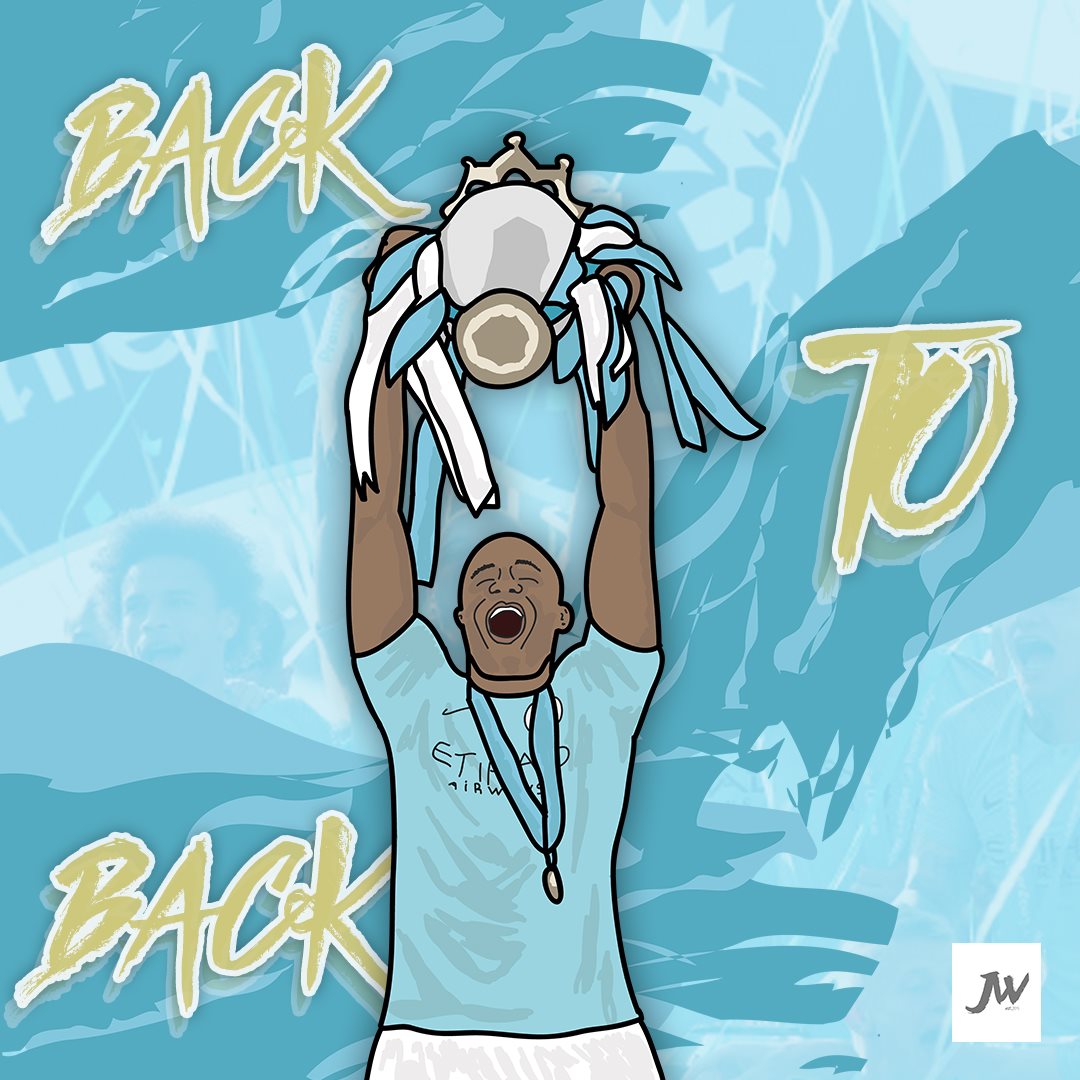 _JWDesigner's tweet photo. 🏆BACK. TO. BACK.🔵

@ManCity retain the @premierleague in style as they beat Brighton 4-1 away from home on the final day!

@VincentKompany #BlueMoon #MCFC #Kompany #BackToBack #ManCity #Champions #PL https://t.co/2cglZJOwUA