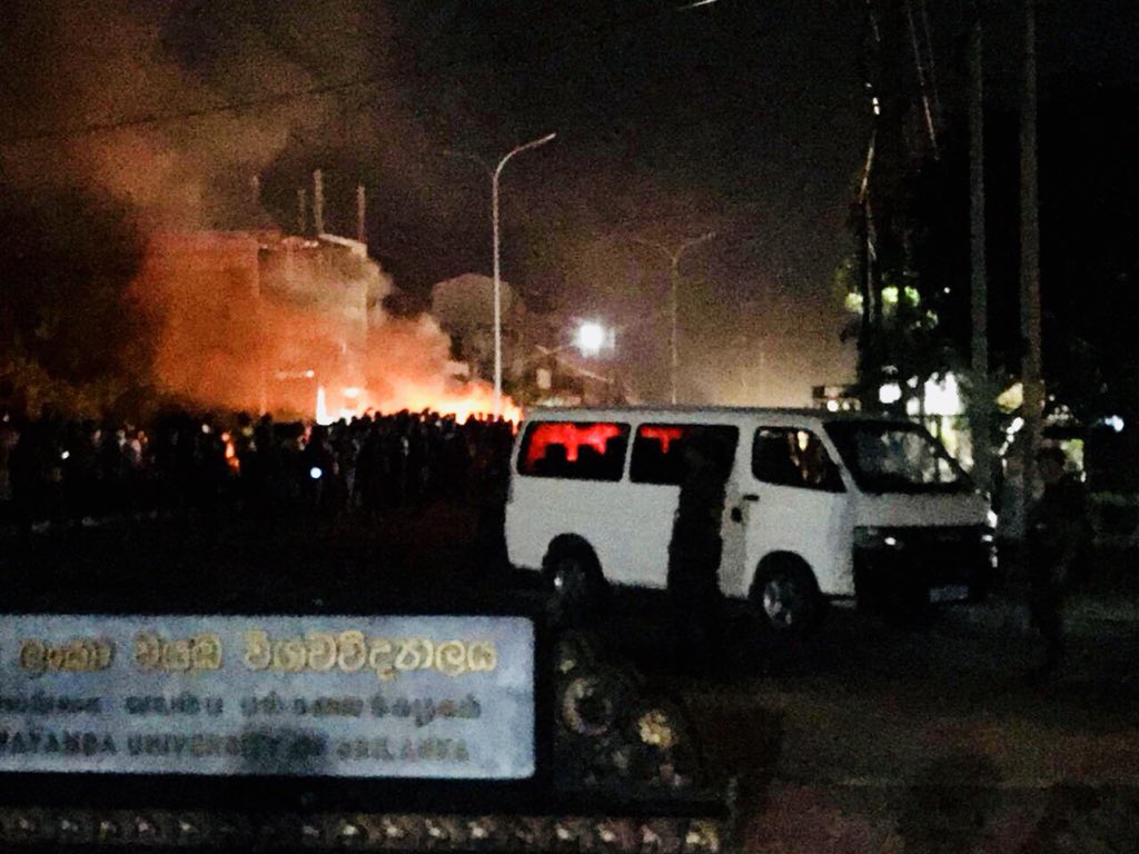 Thank you Mr #President for leaving us and traveled abroad when the country is in such #chaotic situation. Again you proved you are the best president a country can have

#EasterAttackLk #SriLankaAttacks #lka #අයියෝ_අපි #SLattack #srilanka #srilankan #isis