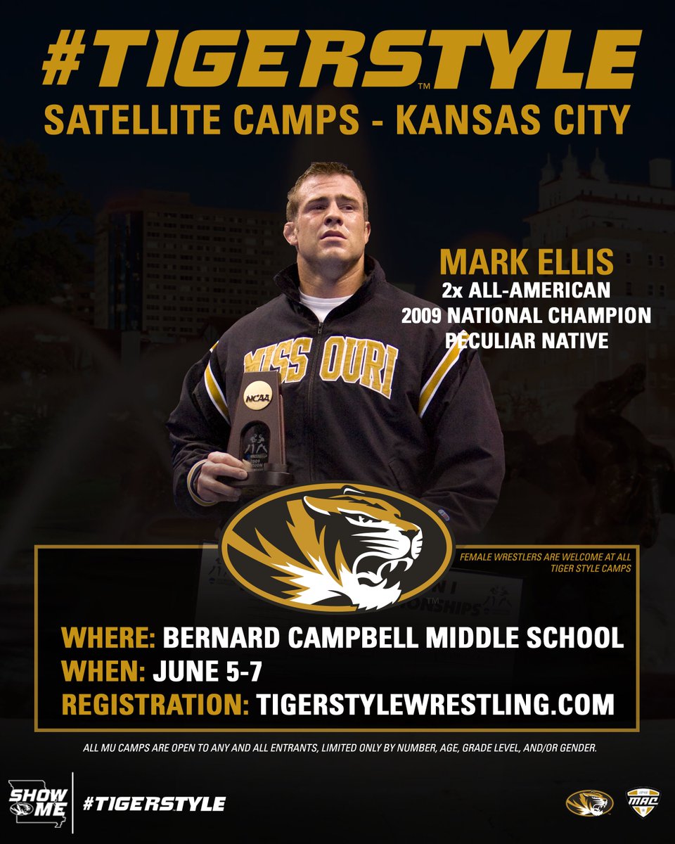 Two weeks left to take advantage of the early registration discounts for these #Mizzou camps 👇

🔗 TigerStyleWrestling.com 

#MIZ #TigerStyle 🐯🤼‍♂️