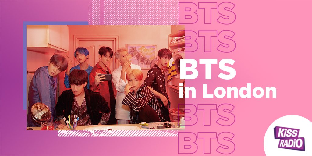 kissradiohits's tweet photo. We want to send you and a friend to see @bts_bighit in London at Wembley Stadium!
We’ll cover flights, your hotel &amp; give you 2 tix to see BTS June 2nd!
To enter, text BTS &amp; your full name to 10456.
*Standard Data &amp; Message Rates Apply
*Limit 10 entries per day
@Vancouver_BTS #BTS https://t.co/jaaPQIuuqQ
