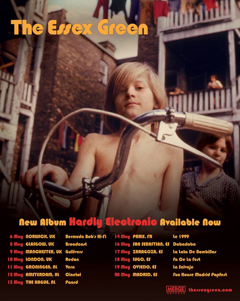 El domingo, los amigos de <a href="/radiodecristal/">Radio de Cristal</a>, nos cierran la semana con uno de los conciertos del mes. La gira de <a href="/theessexgreen/">The Essex Green</a> llega a España con 5 fechas y La Salvaje es una de sus paradas. No te pierdas a los de Brooklyn por nada del mundo. Anticipadas en <a href="/entradium/">entradium</a>