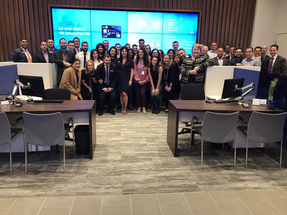 We are officially open! Come meet the Personal Banking, Business Banking and Private Wealth teams at the Vaughan Metropolitan Centre #proudtoworkatBMO