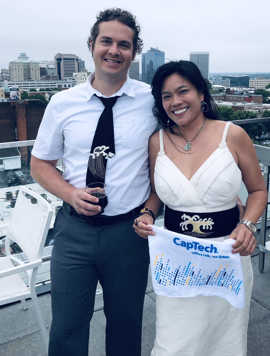 nerdboutique's tweet photo. Still in ❤️. 3rd year wedding anniversary. 7 year work anniversary with @CapTechListens. We celebrate at Quirk rooftop https://t.co/tfeZA9hQhK