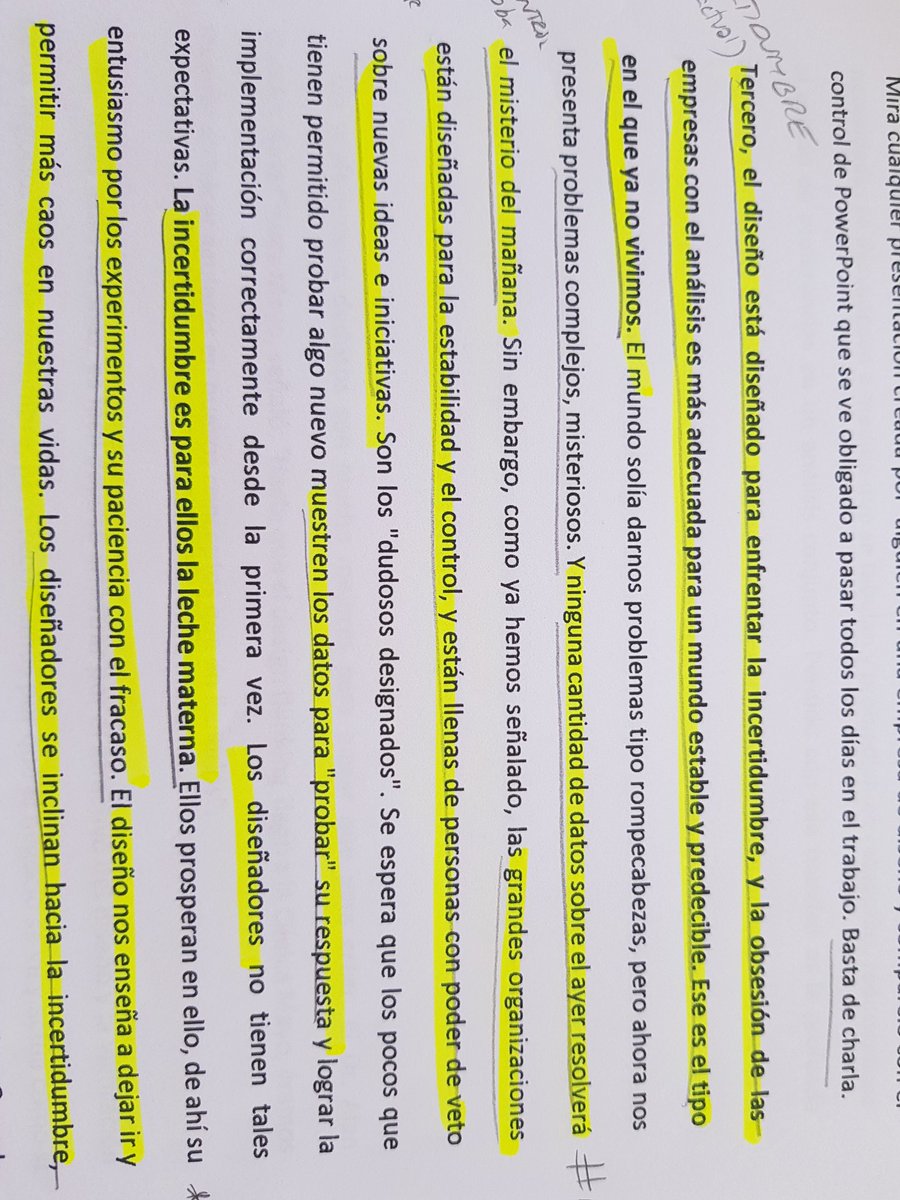 cristinaq's tweet photo. "Ninguna cantidad de datos del ayer, resolverá el misterio del mañana" #insight #DesignThinking. "Mientras que los gerentes muestran hojas de calculo, los diseñadores cuentan historias". Abraza la inconformidad! #DesigningForGrowth https://t.co/POdubEgcq2