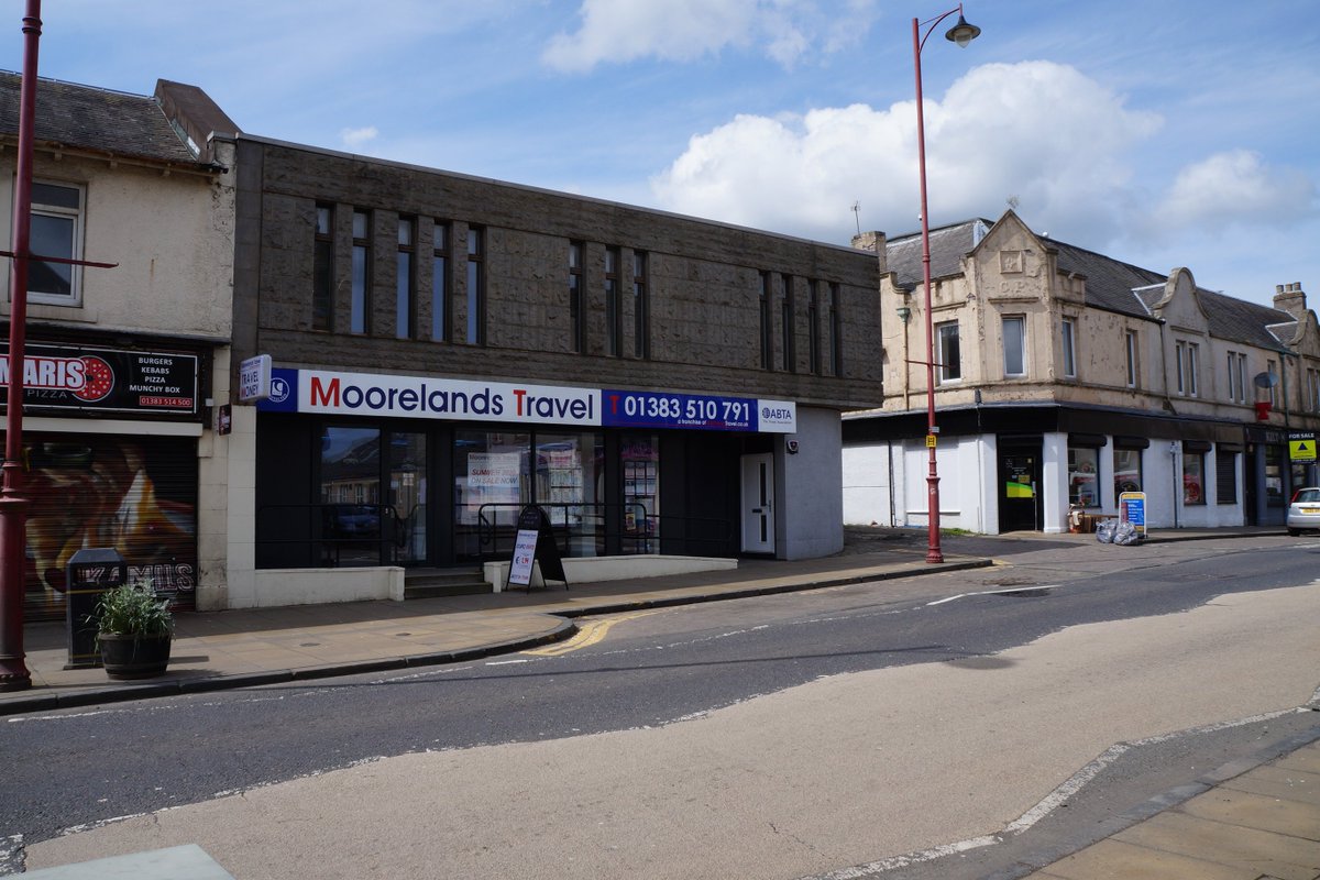 Sold March 2018, former RBS branch, now looking good as Moorelands Travel #Cowdenbeath #auctionupdate #auctionsuccess
