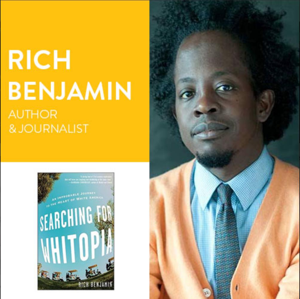 We're excited to see anthropologist, author and cultural critic <a href="/IAmRichBenjamin/">Rich Benjamin 🇺🇸🌴🥥</a> this week at #TechonomyNYC!  His book, Searching for Whitopia: An Improbable Journey to the Heart of White America and 2015 TED Talk - which garnered 2 million views - are required reading/watching!