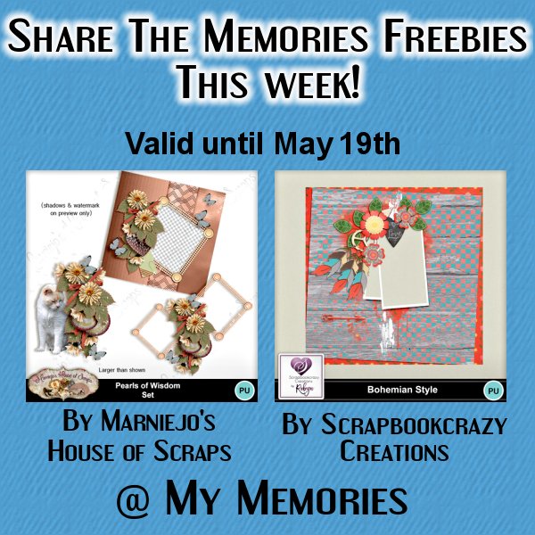 LLLCreations's tweet photo. NEW Share the Memories #FREEBIES
Valid to May 19th
Pretty elements here: https://t.co/QTFbNe2e44
& quick page here: https://t.co/QNfH8AzEsE
#scrapbooking #digitalscrapbooking #freebie #freebies #digiscrap #free #LLLCreations #scrapbook #scrapkits #MyMemoriesSuite #scrapkit https://t.co/hDsPQbl9hN