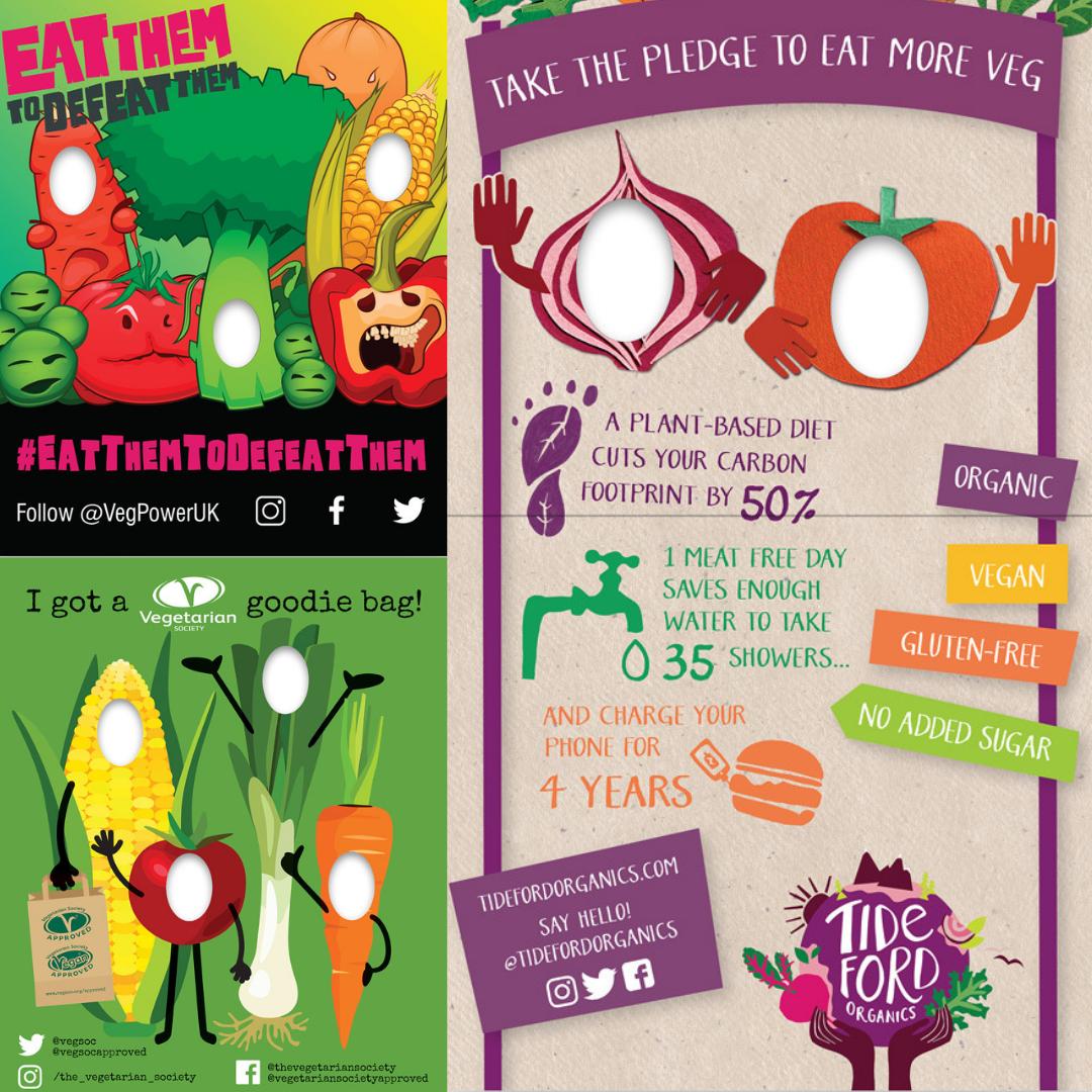 photocutouts's tweet photo. It's #NationalVegetarianWeek. Take a look at some of our veggie themed Photo Cutout boards for inspiration on how to promote your meat-free brand https://t.co/s8etZlcVNF #photocutoutboards #photocutouts #faceinthehole #photoopportunity #shootitshareit #PR #engagement https://t.co/4wZY4ilUXs