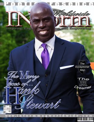 NOLAPremiere's tweet photo. Get your "Poetic Presence" issue with Atlanta's Hank Stewart. A Man of Many faces. @nolapremieremedia @INformMagWorldwide #Exceptionalman #CommonSenseChampion #Humanitarian #Entrepreneur #Messenger #Poet https://t.co/tZXxgo0NIX