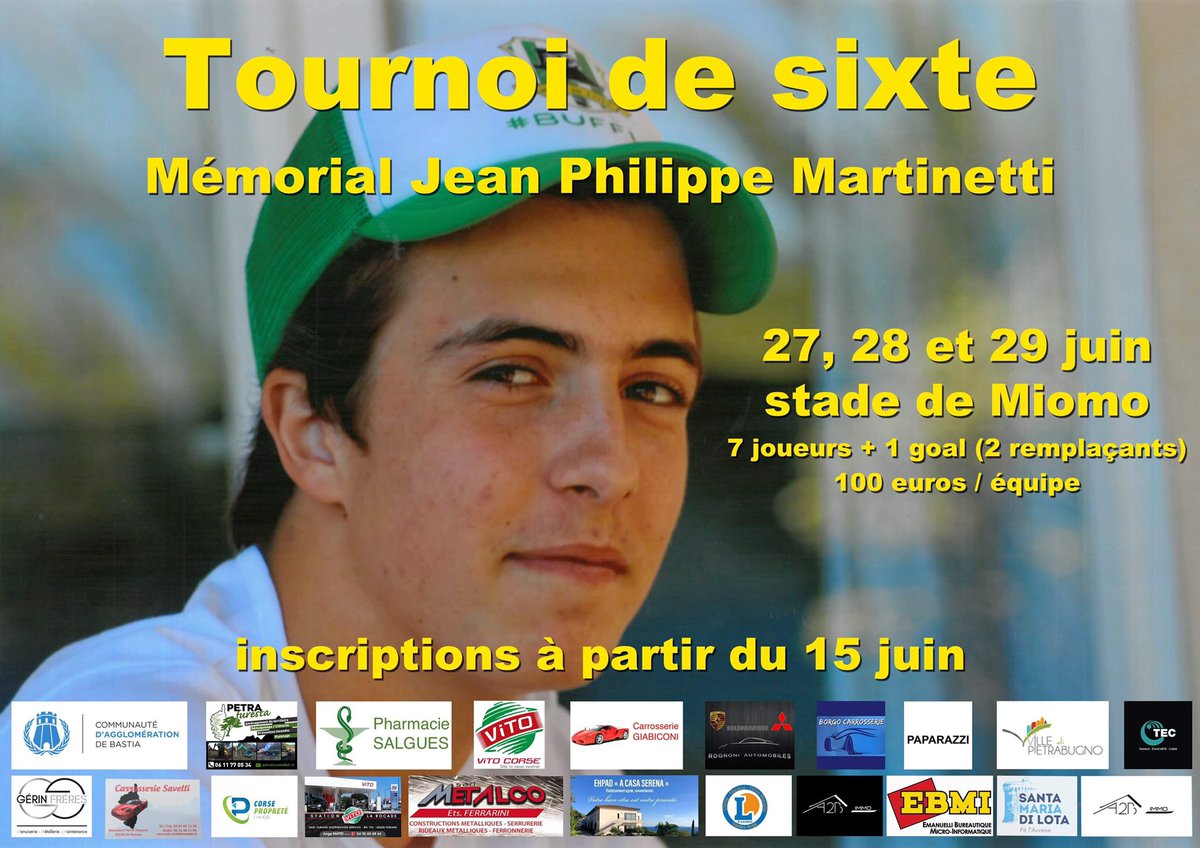 AssociuM's tweet photo. Chers amis de Jean Philippe, chers amoureux du football préparez vous notre second mémorial arrive à grands pas. ⚽️⚽️⚽️💚💛 https://t.co/bhhDIhXF53