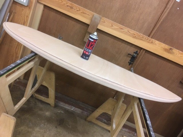 QuinGlobalUK's tweet image. We love seeing the different things our products are used for. Today its surf boards! #tensorgrip #L12 #products #sprayadhesive