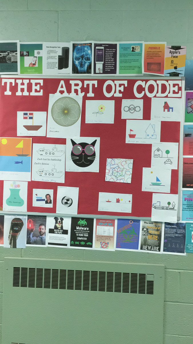 SMS_TechClass's tweet image. Computer Tech classes creating art with code !