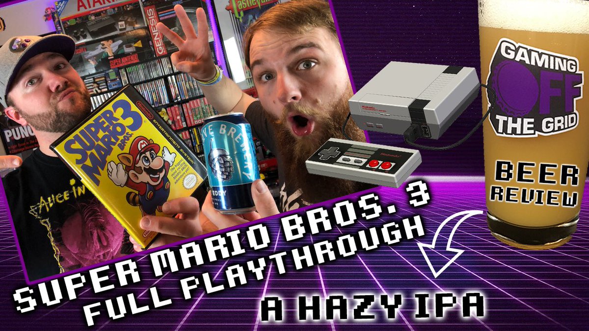 Happy Monday! Today we continue our Mario mini series and sit down and beat Super Mario Bros. 3! We also drink and review a hazy IPA by <a href="/BigGroveBrewery/">Big Grove Brewery</a> 

youtu.be/oy-VPd3j39Y
#mario #mario3 #supermario #supermariobros #supermariobros3 #gamingoffthegrid #gotg #biggrovebrewery
