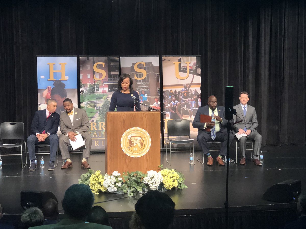 Excited to be at <a href="/HarrisStowe/">Harris-Stowe Univ</a> to hear about their $2.25M <a href="/NSF/">U.S. National Science Foundation</a> grant to support #STEM initiatives!