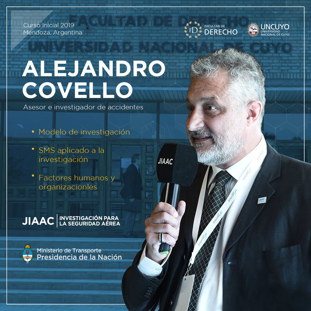 JST_Argentina's tweet photo. #CursoInicial #Día1 Alejandro Covello dicta los tres primeros módulos del curso que se extenderá a lo largo de esta semana en la @UNCUYO #SeguridadOperacional https://t.co/TXhbeM8dc2