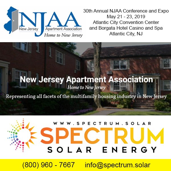 SolarBySpectrum's tweet image. Visit booth number 726 at the New Jersey Apartment Association show next week to find out how solar energy can help improve the bottom line for your complex or facility. spectrum.solar