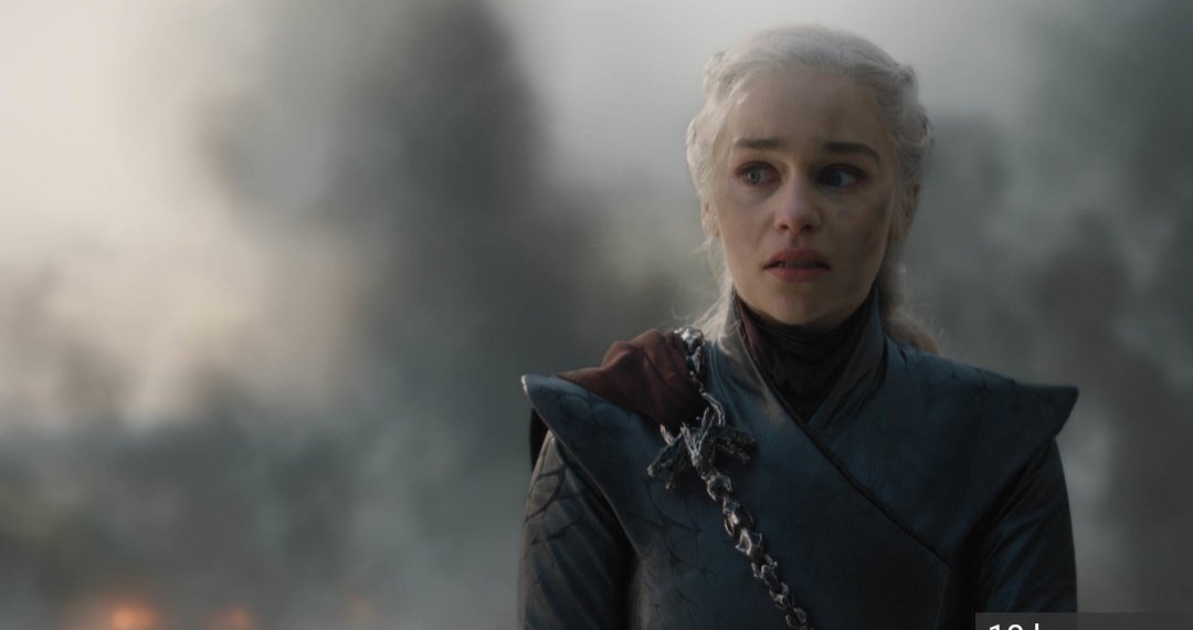 Ibrahim_hothily's tweet photo. #DaenerysTargaryen, first of her name, killer of queen #Cersi, Slayer of women and Children, Destroyer of the seven Kingdom.
#GameofThronesseason8episode5 
#GamefThrones 
#Daenerys 
#MadQueen 
#Arya 
#JonSnow 
#Varys 
#Dany https://t.co/ytJTQuxbzJ