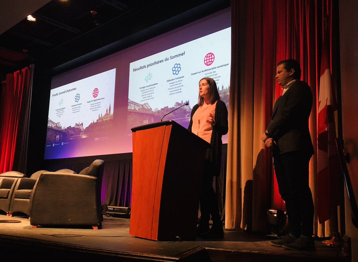 jaimieboyd's tweet image. Go team! The #opengovcan team is giving an overview of the #OGPCanada Summit to #GCdigital colleagues. Such great opportunities to explore the future of open, digital gov.
