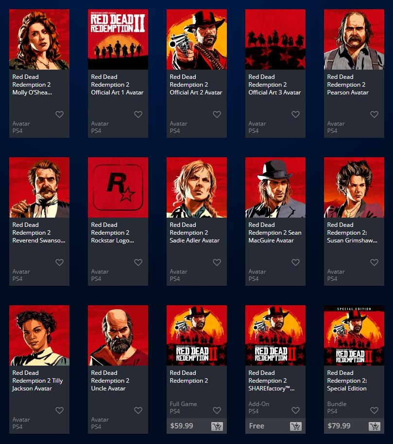 Avatares gratuitos da PSN de Red Dead Redemption 2 estão disponíveis na
