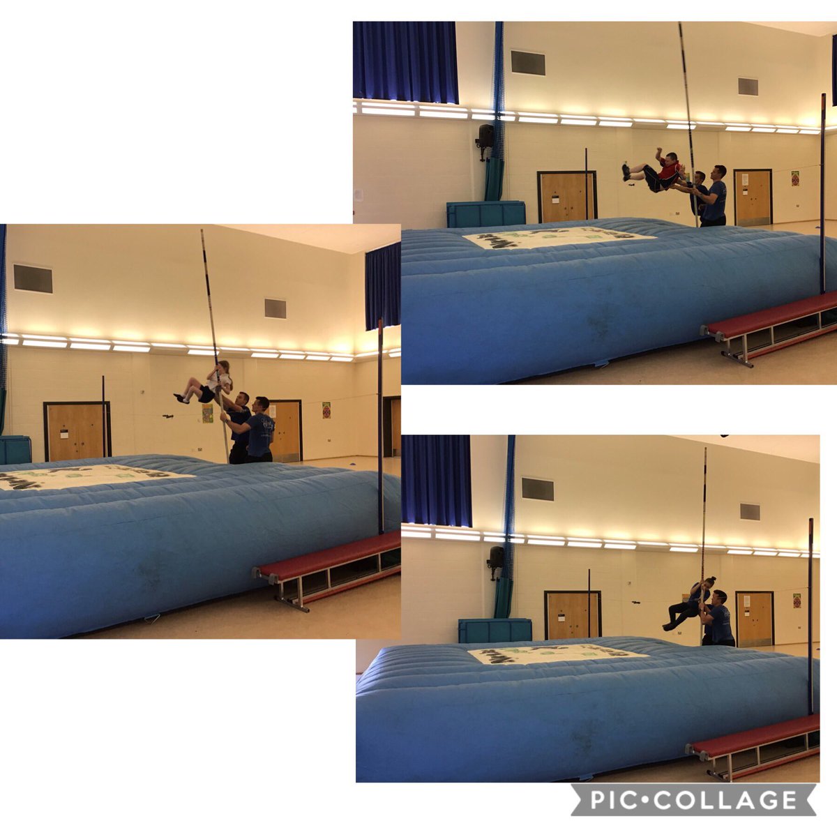 Thank you to Chris and Charlie from <a href="/CKElite/">ck elite</a> for our pole vaulting. Blue 7 had so much fun. <a href="/bentondenesch/">Benton Dene School</a>