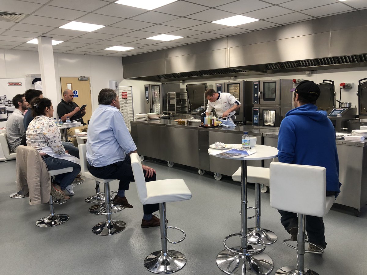 Academy training for our banquet venue customers today at #Rationaluk thanks to chef Ross Crook
