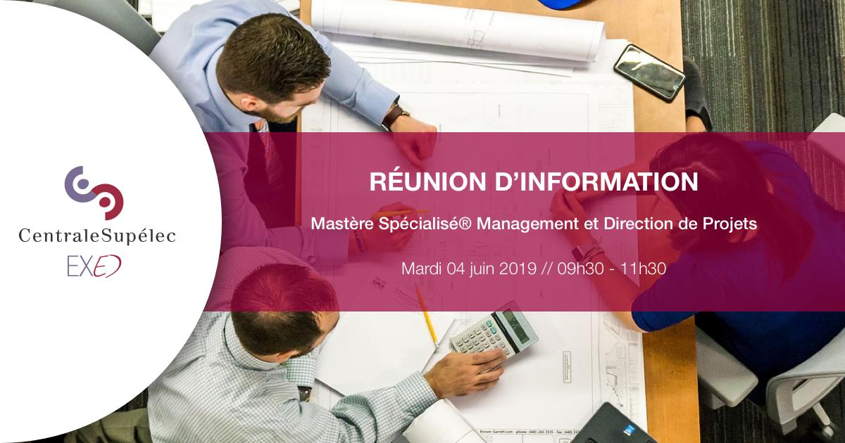 CentraleSupExed's tweet photo. [SAVE THE DATE] Vous souhaitez diriger des projets d'envergure 💪 ? RDV mardi 4 juin pour la réunion d'information du Mastère Spécialisé® Management et Direction de Projets.
➡ Inscription : https://t.co/omxtXLYvkE
#MastèreSpécialisé #DirectionDeProjets https://t.co/8G8PquTidB
