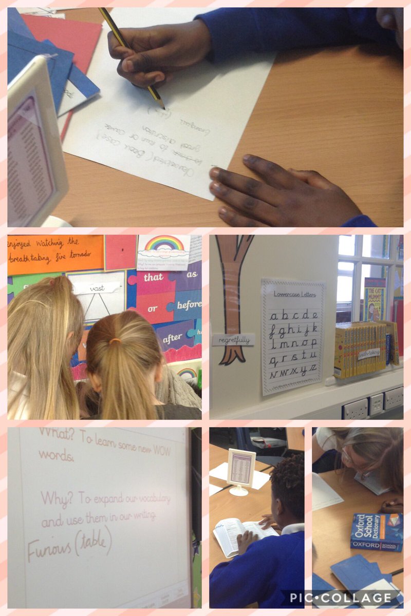 Ashwoodspencer4's tweet photo. Year 4 have been finding this weeks wow words in the classroom so they can include them in their writing this week! #mindfulmonday #wowwords #wordworkout https://t.co/VznWW1I00C
