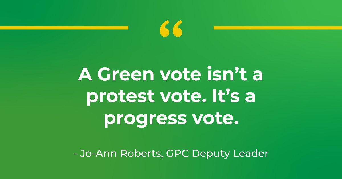 Our amazing Deputy Leader <a href="/JoAnnRobertsHFX/">Jo-Ann Roberts 🌱</a> takes the argument that voting green is a protest vote to task in her recent op-ed.

🔖Read more from Jo-Ann here: thechronicleherald.ca/opinion/jo-ann… #GreenBecause #GreensWin #GreenWave