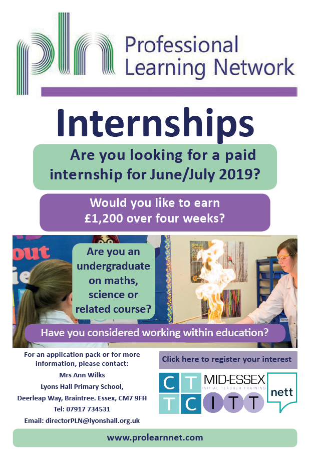 colchesterttc's tweet photo. Are you interested in a career in teaching but not sure if it's for you? Why not apply for a paid internship teaching maths or physics? https://t.co/bEW2TmxMB4