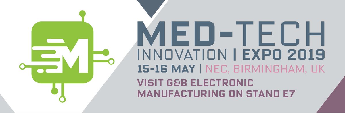 Not long to go before we'll be exhibiting at Med-Tech Innovation in Birmingham, we hope to see you there! (Stand E7) #MedTechExpo #UKMFG